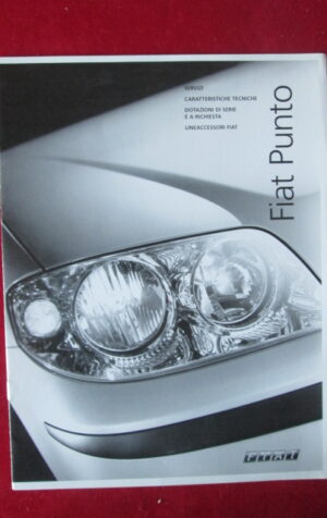 CATALOGO FIAT PUNTO SERVIZI E CARATTERISTICHE 2004 [P62]