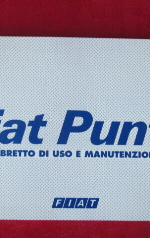 LIBRETTO DI USO E MANUTENZIONE FIAT PUNTO 1999 [P62]