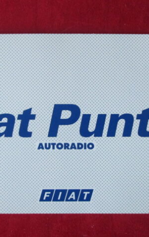 LIBRETTO AUTORADIO FIAT PUNTO 1999 [P62]