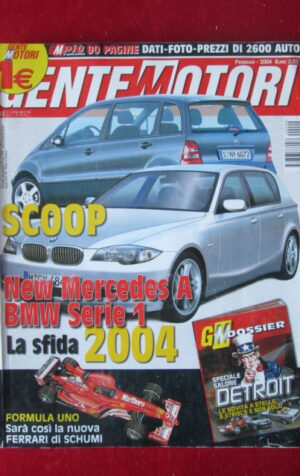 GENTE MOTORI 2 2004 MERCEDES A BMW SERIE 1 FORMULA UNO FERRARI [P49]