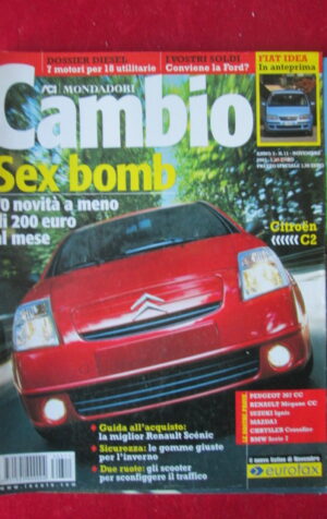 CAMBIO 11 2003 CITROEN C2 PEUGEOT 307 BMW SERIE 7 RENAULT MEGANE CC [P49]