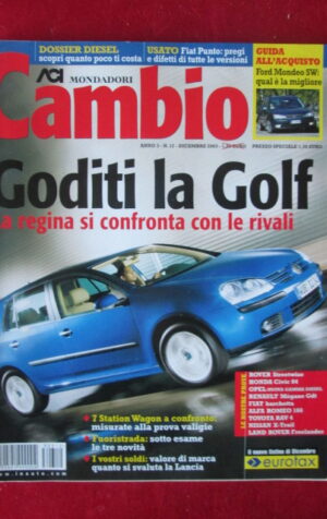 CAMBIO 12 2003 VOLKSWAGEN GOLF HONDA CIVIC 04 ALFA ROMEO ALFA 166 [P49]