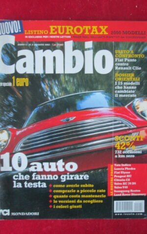 CAMBIO 8 2002 FIAT PUNTO RENAULT CLIO LAND ROVER DISCOVERY VOLVO V40 [P49]