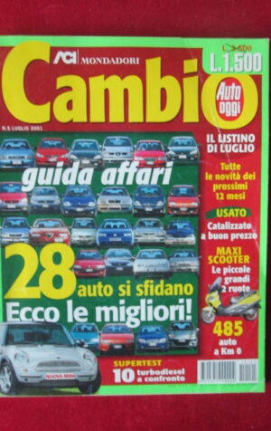 CAMBIO 5 2001 NUOVA MINI ALFA ROMEO ALFA 156PUNTO DOSSIER MAXI SCOOTER [P50]