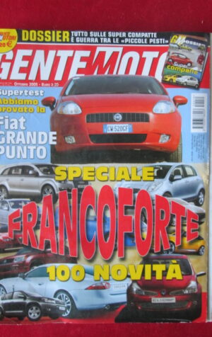 GENTE MOTORI 10 2005 FIAT GRANDE PUNTO SUZUKI GRAND VITARA [P50]
