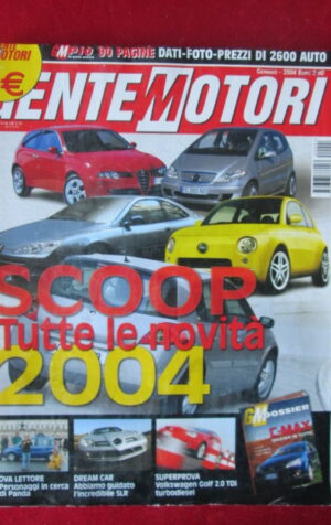 GENTE MOTORI 1 2004 LEXUS LS430GOLF 2,0 TDI FIAT PUNTO SUPER 1,6 McLAREN [P50]