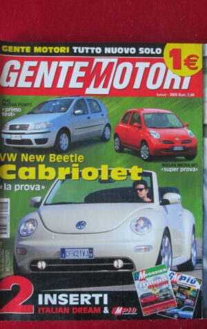 GENTE MOTORI 7 2003 NISSAN MICRA VOLKSWAGEN MAGGIOLINO ALFA ROMEO ALFA 156 [P51]