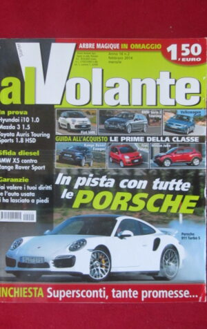 AL VOLANTE 2 2014 PORSCHE 911 TURBO S RANGE ROVER EVOQUE BMW SERIE 3 TOUR [DV44]