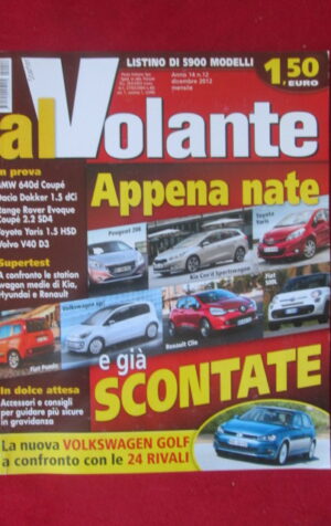 AL VOLANTE 12 2012 PEUGEOT 208 BMW 640 D RANGE ROVER EVOQUE [DV44]