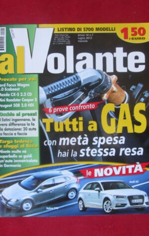 AL VOLANTE 7 2012 AUDI A3 MAZDA CX-5 MINI ROADSTER COOPER S FORD FOCUS [DV44]