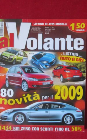 AL VOLANTE 1 2009 CITROEN C3 PICASSO VOLKSWAGEN GOLF PLUS PORSCHE PANAMERA[DV45]