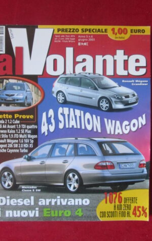 AL VOLANTE 6 2003 RENAULT MEGANE GRANDTOUR MAZDA 2 AUDI A4 AVANT [DV45]