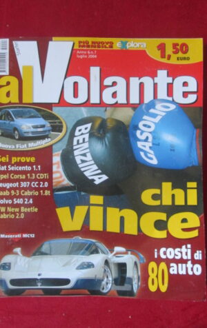 AL VOLANTE 7 2004 MASERATI MC12 FIAT MULTIPLA OPEL CORSA FIAT SEICENTO [DV45]