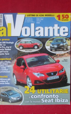 AL VOLANTE 7 2008 RENAULT CLIO MINI COOPER OPEL CORSA SEAT IBIZA [DV45]
