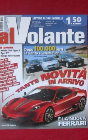 AL VOLANTE 9 2007 CLIO FERRARI 430 SCUDERIA AUDI A4 PEUGEOT 308 MAZDA 6 [DV45]