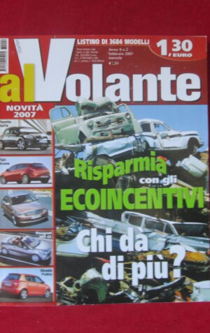AL VOLANTE 2 2007 TOYOTA AURIS FIAT BRAVO MERCEDES CLASSE C PEUGEOT 207 [DV45]