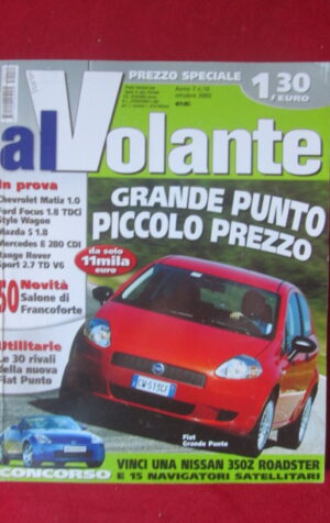 AL VOLANTE 10 2005 FIAT GRANDE PUNTO MAZDA 5 ROVER SPORT MERCEDES E 280 [DV45]