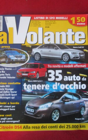 AL VOLANTE D12 2011 AUDI A4 LANCIA THEMA BMW SERIE 3 CITROEN DS5 [DV46]