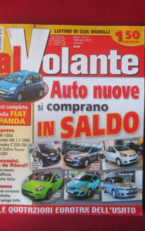 AL VOLANTE 2 2012 BMW 120d MERCE C 220 SMART FORTWO FIAT PUNTO OPEL CORSA [DV46]