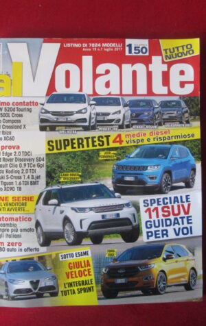 AL VOLANTE 7 2017 LAND ROVER DISCOVERY BMW 520d TOURING VOLKSWAGEN TIGUAN [DV46]