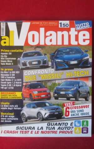 AL VOLANTE 3 2017 HYUNDAI i30 TESLA MODEL X AUDI R8 MERCEDES C SW 350 [DV46]