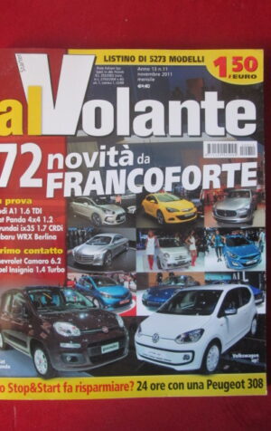 AL VOLANTE 11 2011 AUDI A1 FIAT PANDA HYUNDAI IX35 CHEVROLET CAMARO [DV46]