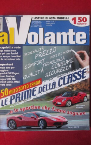 AL VOLANTE 7 2015 FERRARI 488 GTB ALFA ROMEO 4C SPIDER [DV46]