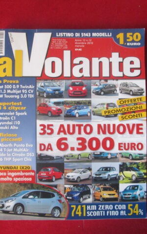 AL VOLANTE 12 2010 VOLKSWAGEN TOUAREG ABARTH PUNTO EVO CITROEN DS3 [DV46]