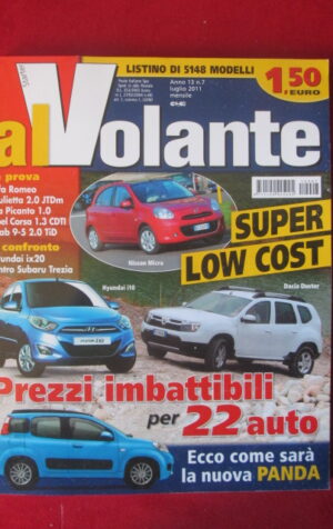 AL VOLANTE 7 2011 ALFA ROMEO GIULIETTA OPEL CORSA SAAB 9-5  [DV47]