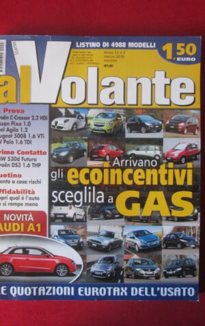 AL VOLANTE 3 2010 AUDI A1 PEUGEOT 5008 VOLKSWAGEN POLO BMW 530d [DV47]