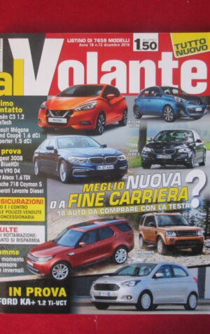 AL VOLANTE 12 2016 BMW S5 LAND ROVER DISCOVERY CITROEN C3 PEUGEOT 3008 [DV47]