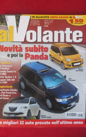 AL VOLANTE 8 2011 FIAT FREEMONT LANCIA YPSILON PEUGEOT 508 SW [DV47]