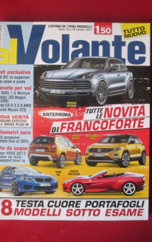 AL VOLANTE 10 2017 PORSCHE CAYENNE FORT PORSCHE MACAN GTS  BMW M5 [DV47]