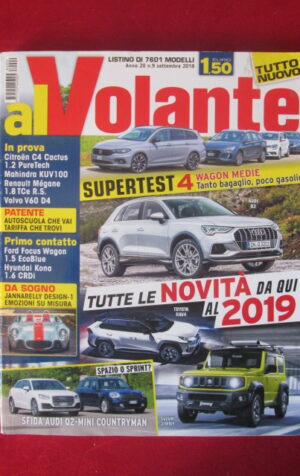 AL VOLANTE 9 2018 CITROEN C4 AUDI Q2 TOYOTA RAV 4 [DV47]