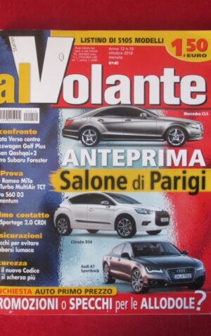 AL VOLANTE 10 2010 AUDI A7 SPORTBACK ALFA ROMEO MITO CITROEN DS4 [DV47]