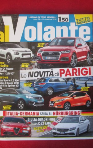 AL VOLANTE 11 2016 AUDI Q5 ALFA ROMEO GIULIA QUADRIFOGLIO FIAT TIPO [DV47]