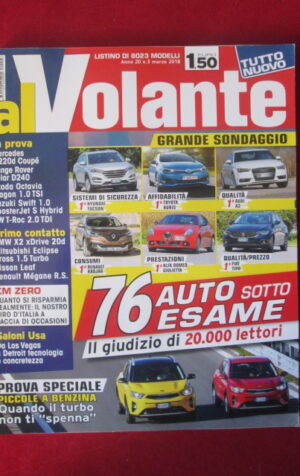 AL VOLANTE 3 2018 HYUNDAI TUCSON TOYOTA AURIS ALFA ROMEO GIULIETTA AUDI A3[DV47]