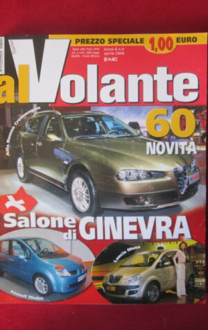 AL VOLANTE 4 2004 RENAULT MODUS LANCIA MUSA ALFA ROMEO CROSSWAGON [DV47]