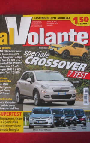 AL VOLANTE 12 2014 NISSAN JUKE BMW 218d JEEP RENGADE MERCEDES C SW 220 [DV47]
