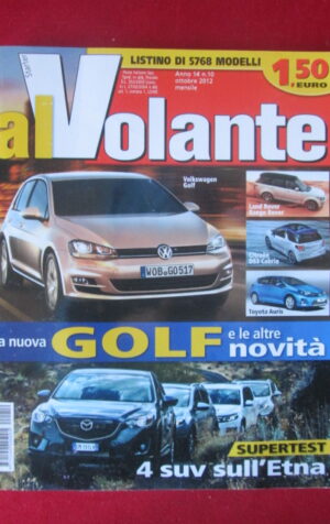 AL VOLANTE 10 2012 VOLKSWAGEN GOLF LAND RANGE ROVER CITROEN DS3 CABRIO [DV48]