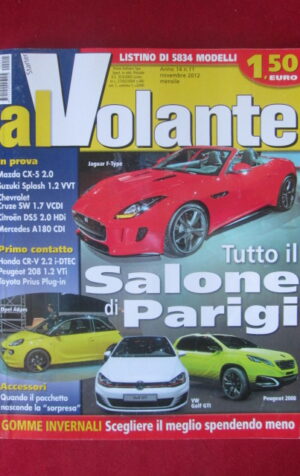 AL VOLANTE 11 2012 JAGUAR F-TYPE VOLKSWAGEN GOLF GTI MERCEDES A180 [DV48]