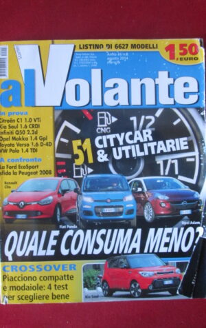 AL VOLANTE 8 2014 CITROEN C1 OPEL ADAM RENAULT CLIO VOLKSWAGEN POLO [DV48]