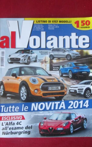 AL VOLANTE 1 2014 JAGUAR F-TYPE MACAN CITROEN C4 PICASSO ALFA ROMEO 4C [DV48]