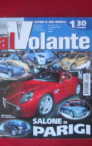 AL VOLANTE 11 2006 TWINGO NISSAN QASHQAI ALFA ROMEO 8C COMPETIZIONE [DV48]