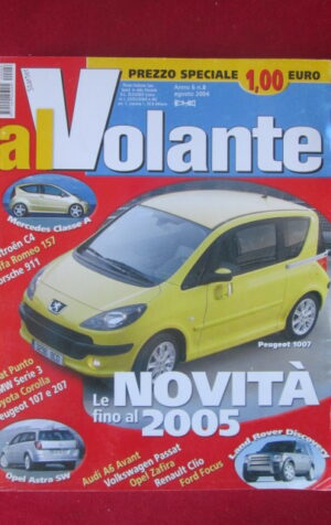 AL VOLANTE 8 2004 ALFA ROMEO 157 CITROEN C4 BMW SERIE 3 AUDI A6 AVANT [DV48]