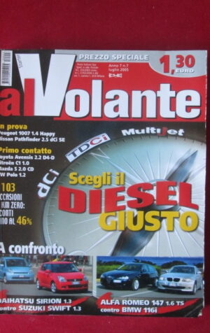 AL VOLANTE 7 2005 ALFA ROMEO 147 BMW 116i MAZDA 5 PEUGEOT 1007 [DV48]