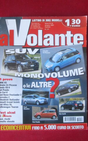 AL VOLANTE 6 2007 BMW X5 CITROEN C4 PICASSO HONDA CR-V FREELANDER 2 [DV48]