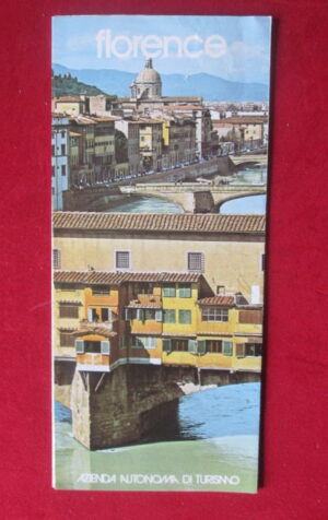 DEPLIANT FIRENZE AZIENDA AUTONOMA DEL TURISMO 1981 [MV8]