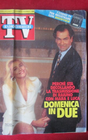 TV RADIOCORRIERE 48 1993 MARA VENIER LUCA GIURATO ALBA PARIETTI PEREGO [TR29]