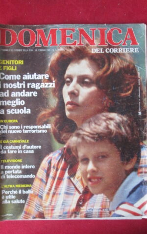 DOMENICA CORRIERE 7 1985 SOFIA LOREN KIM COTTON MATIA BAZAR PIERO TOSI [TR29]